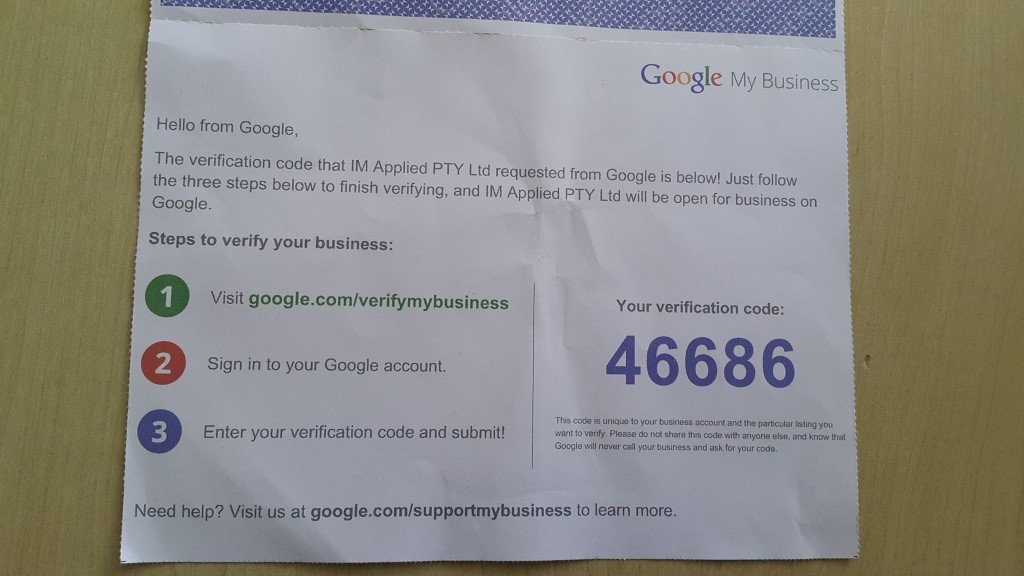 Пришел google verification code